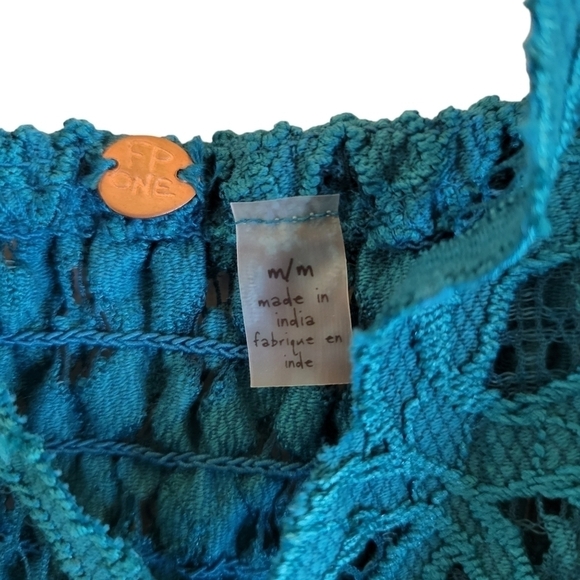 Free People Adella Cami in Teal•M☆HOST PICK ☆ - Picture 9 of 15